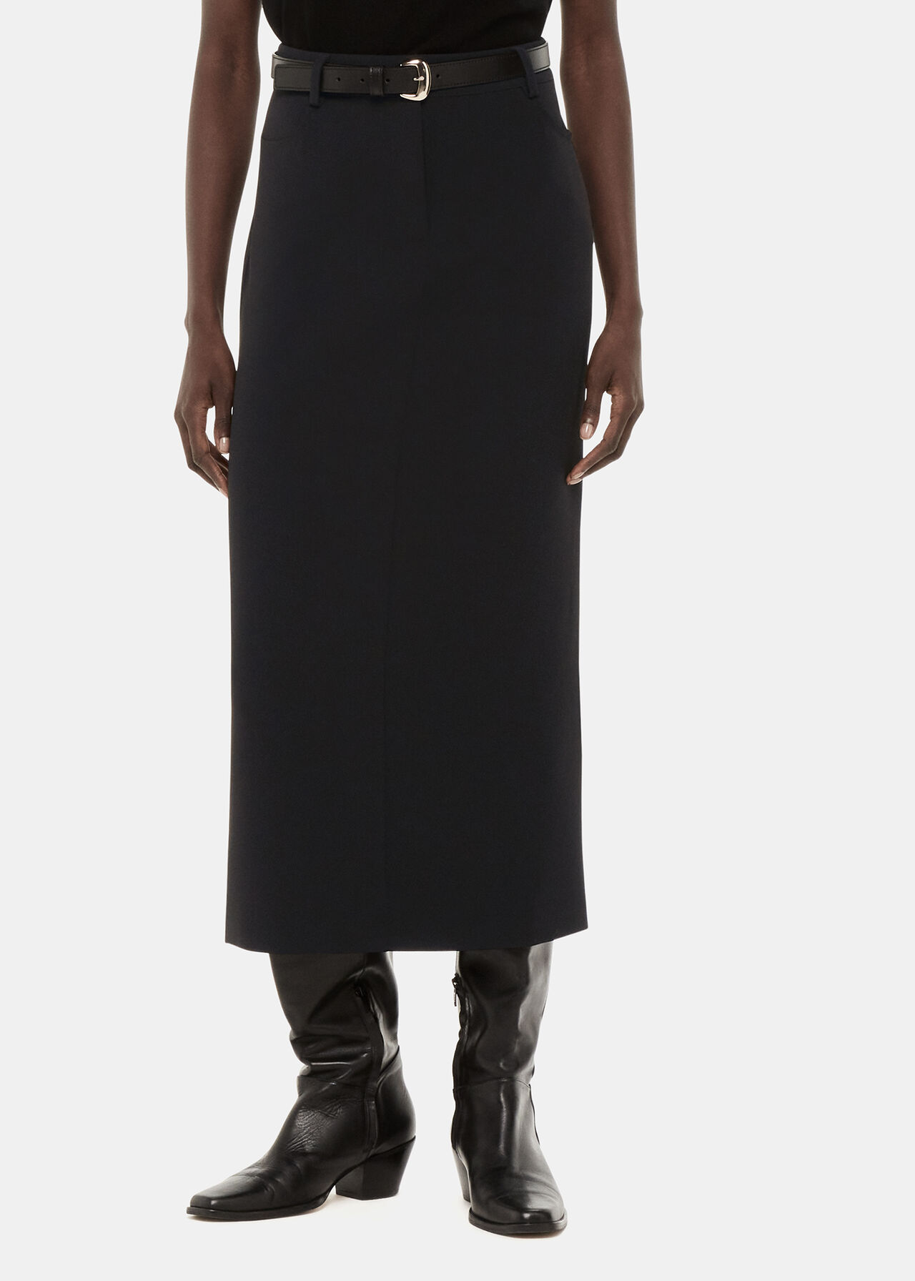 Abigail Tailored Midi Skirt